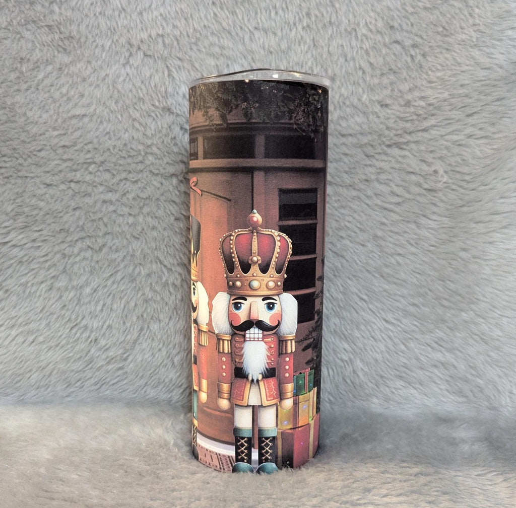 Nutcracker Tumbler 20oz With Reusable Straw, Can Be Personalized