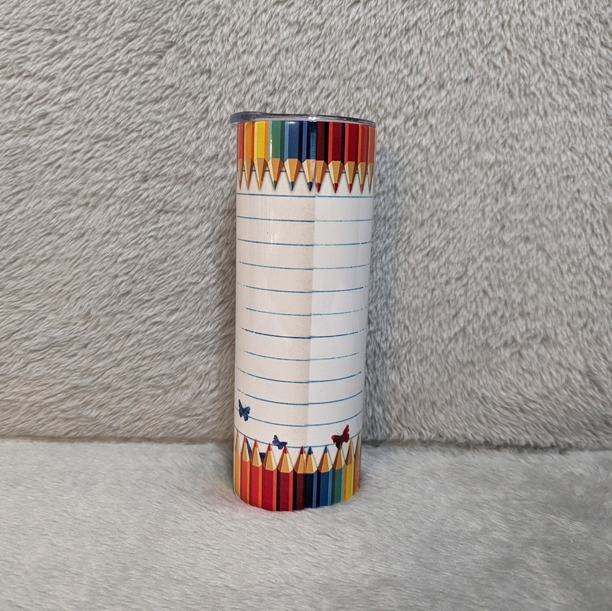 The Influence Of A Good Teacher Can Never Be Erased Tumbler 20oz With Reusable Straw