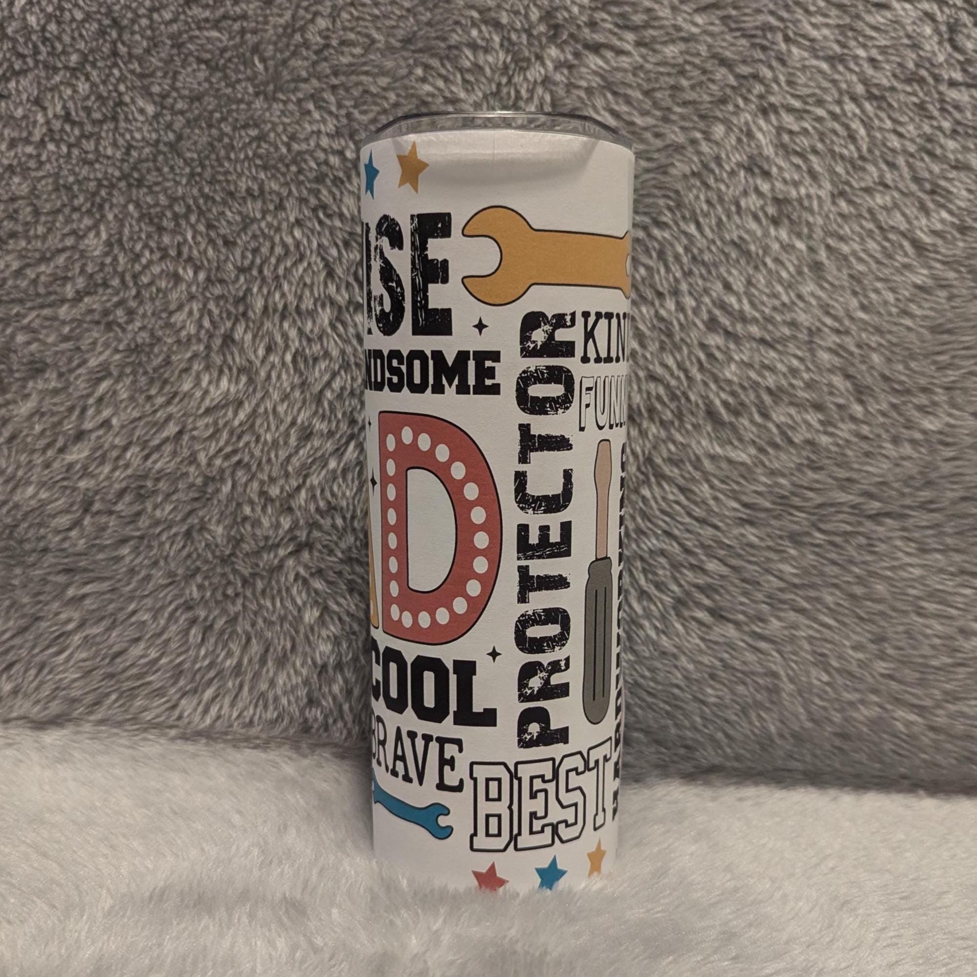 Dad Tumbler 20oz With Reusable Straw