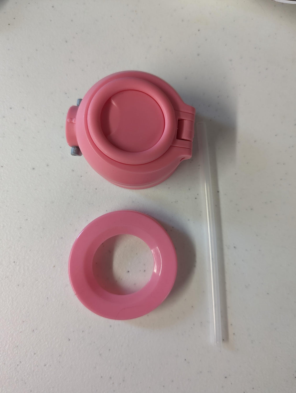 1 piece set of kids water bottle lid, straw and silicone bottom Replacements