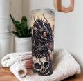 Dragon Tumbler 20oz With Reusable Straw, Can Be Personalized