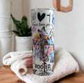 Religious Inspirational Tumbler 20oz With Reusable Straw
