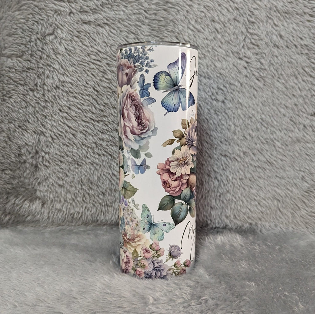 Just One More Chapter Tumbler 20oz With Reusable Straw