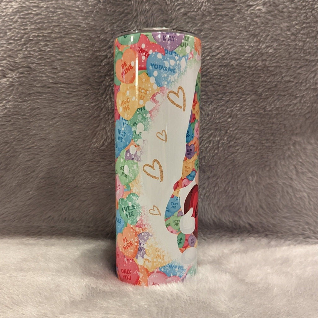 Gnome Tumbler 20oz With Reusable Straw, Can Be Personalized