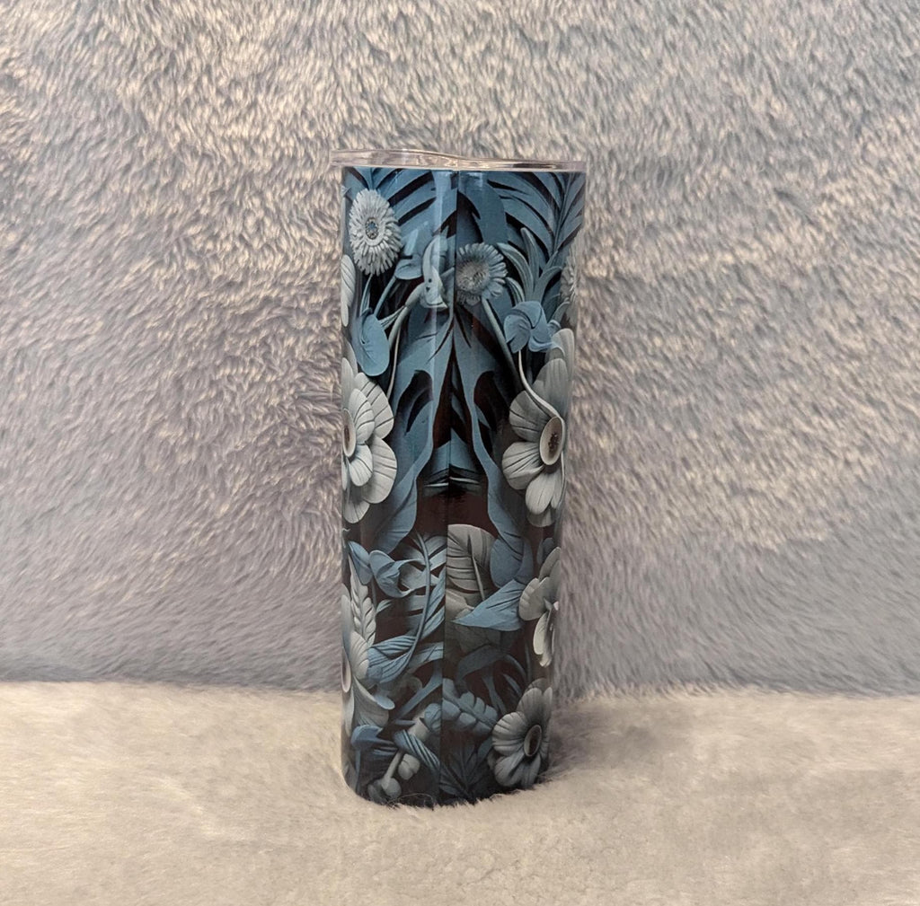 3D Design Sloth Cup 20oz With Reusable Straw, Can Be Personalized