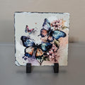 Slate Butterfly Picture With Display Legs