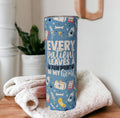 Veterinarian Tumbler 20oz With Reusable Straw - Every Patient Leaves A Paw print In My Heart Vet Tumbler