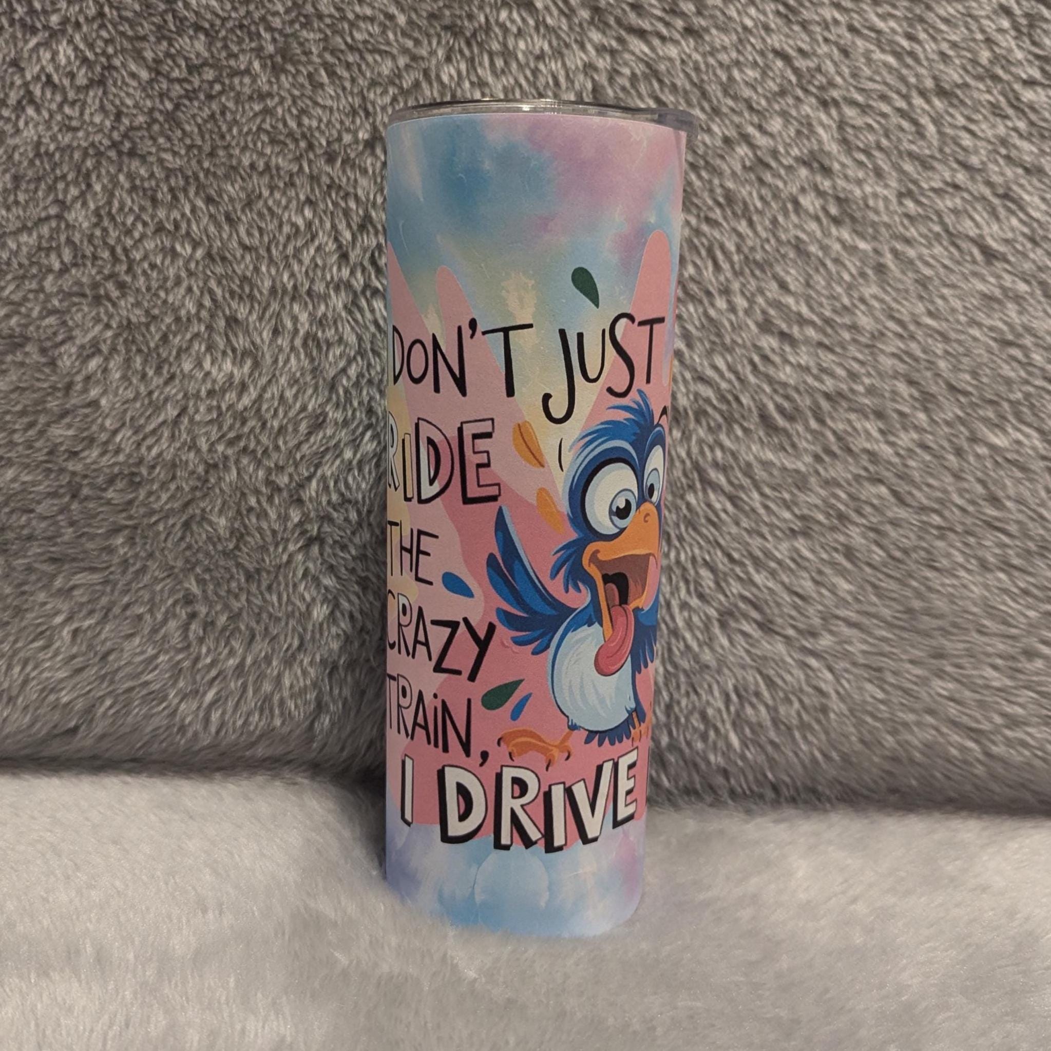 Funny Bird Tumbler 20oz With Reusable Straw