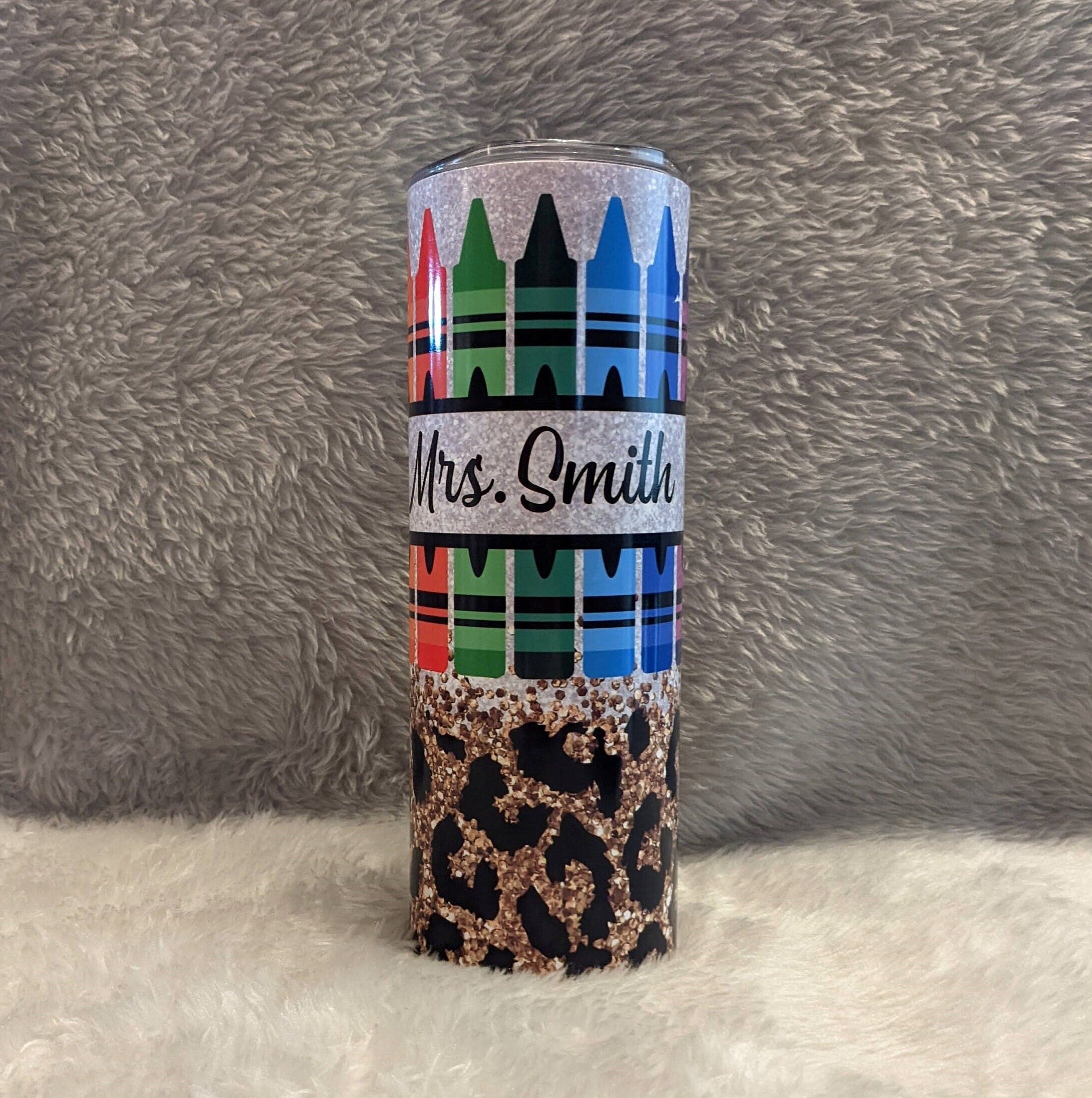 Teacher Tumbler Personalized 20oz With Reusable Straw