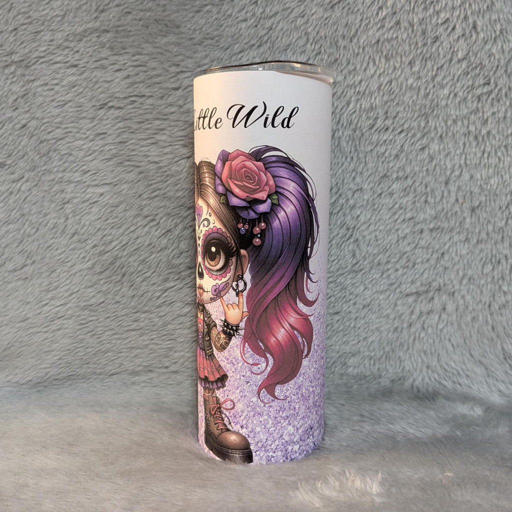 Wild Girl Tumbler 20oz With Reusable Straw, Can Be Personalized