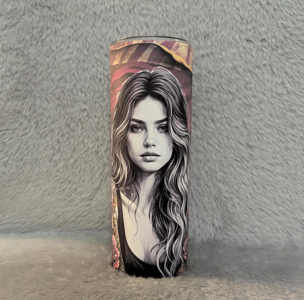 Sarcastic I said What I said Tumbler 20oz With Reusable Straw, Can Be Personalized