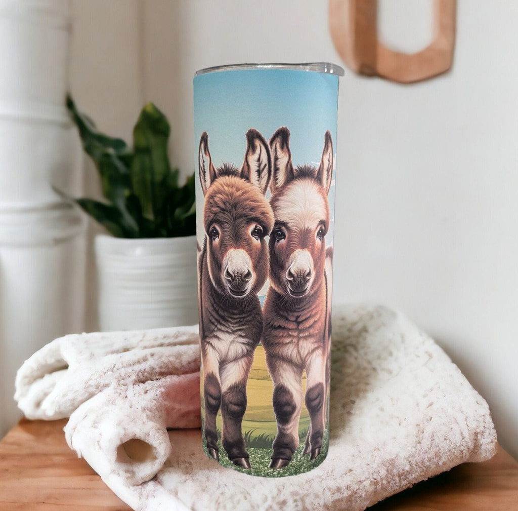 Donkey Tumbler 20oz With Reusable Straw, Can Be Personalized