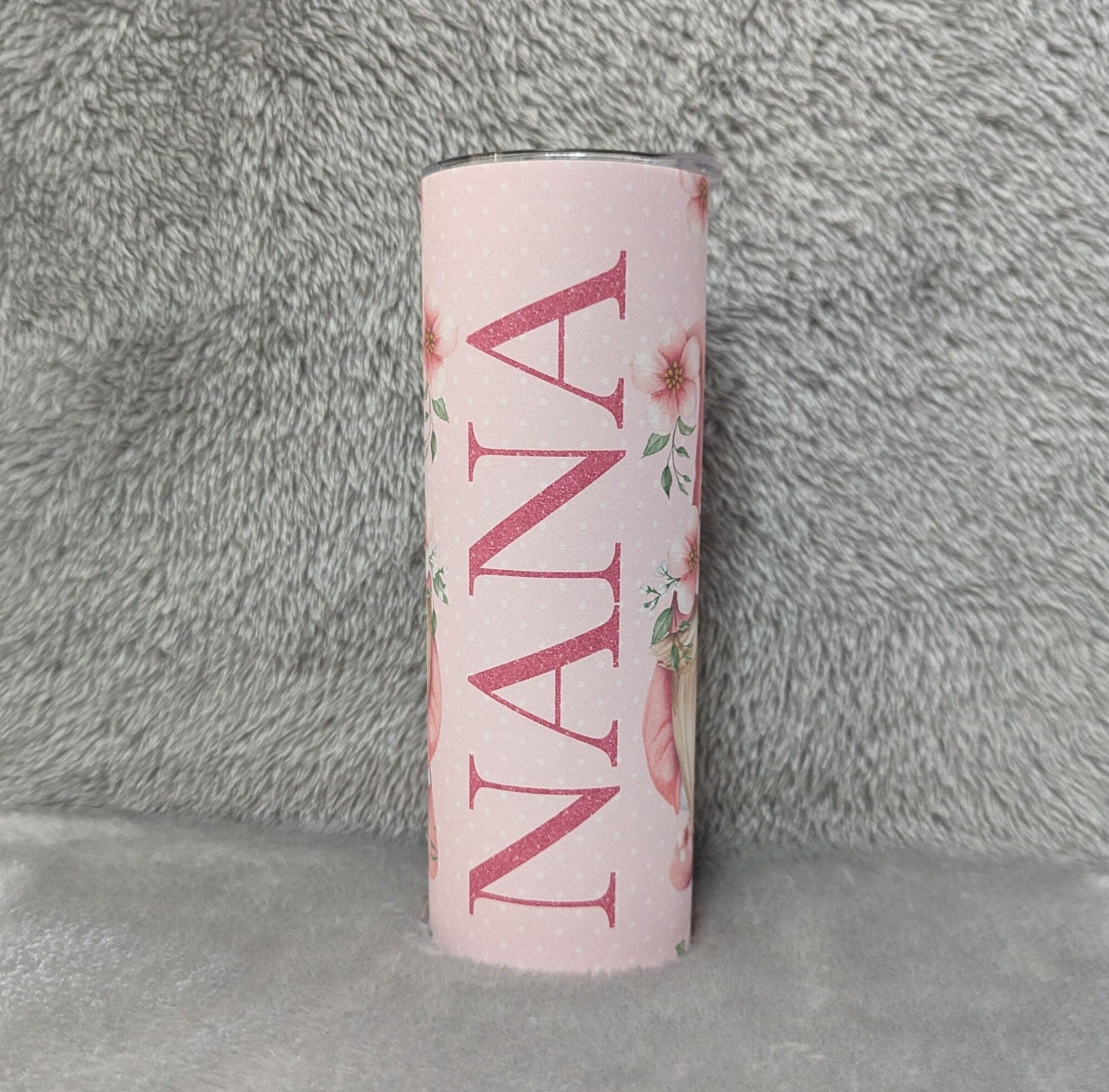 Nana Gnome Tumbler 20oz With Reusable Straw