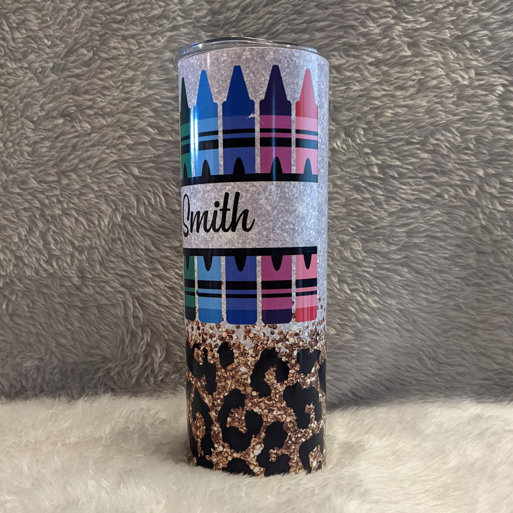Teacher Tumbler Personalized 20oz With Reusable Straw