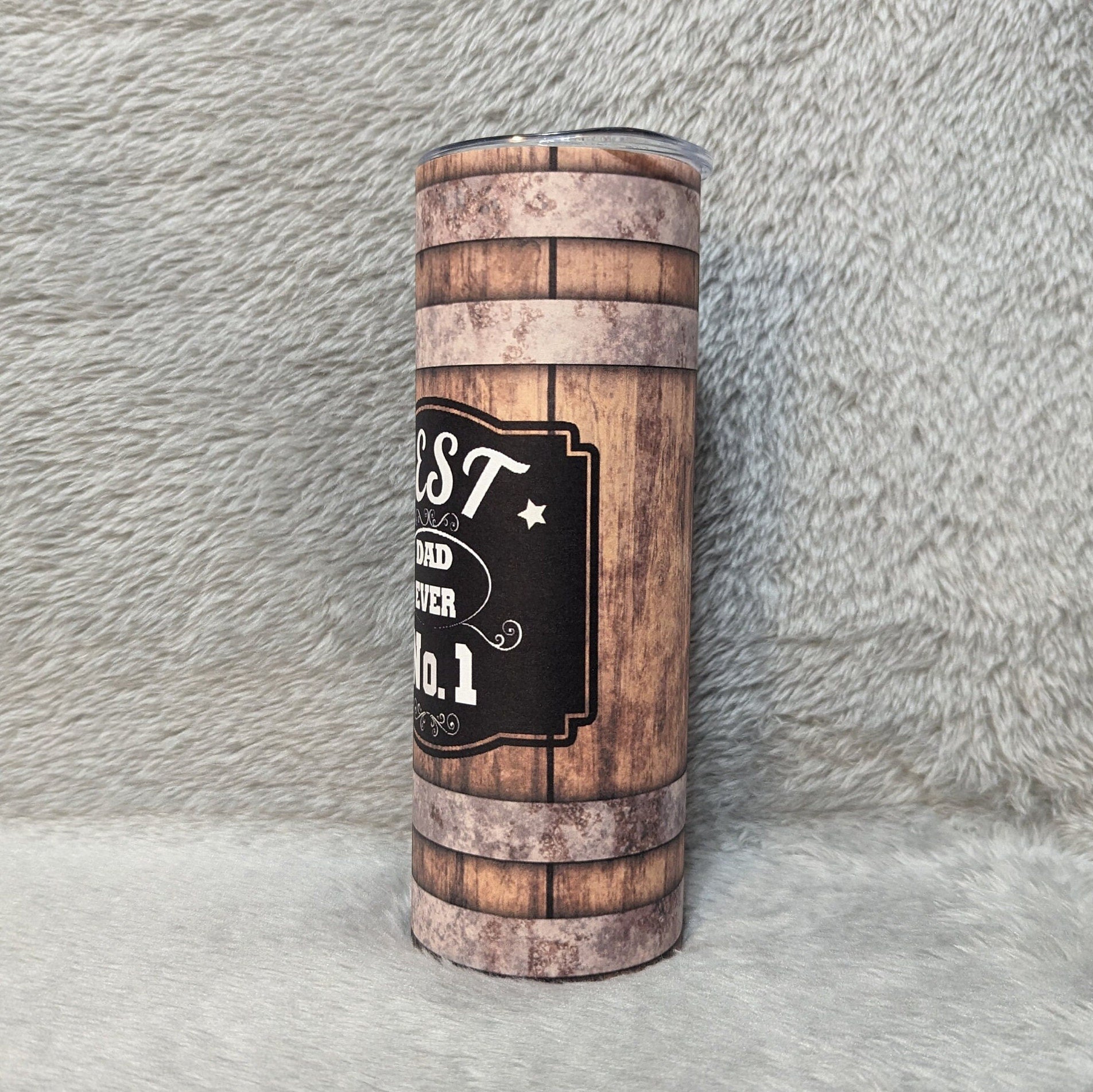 Best Dad Ever No. 1 Tumbler 20oz With Reusable Straw