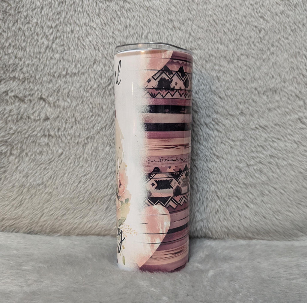 This Girl Loves Country Music Tumbler 20oz With Reusable Straw, Can Be Personalized