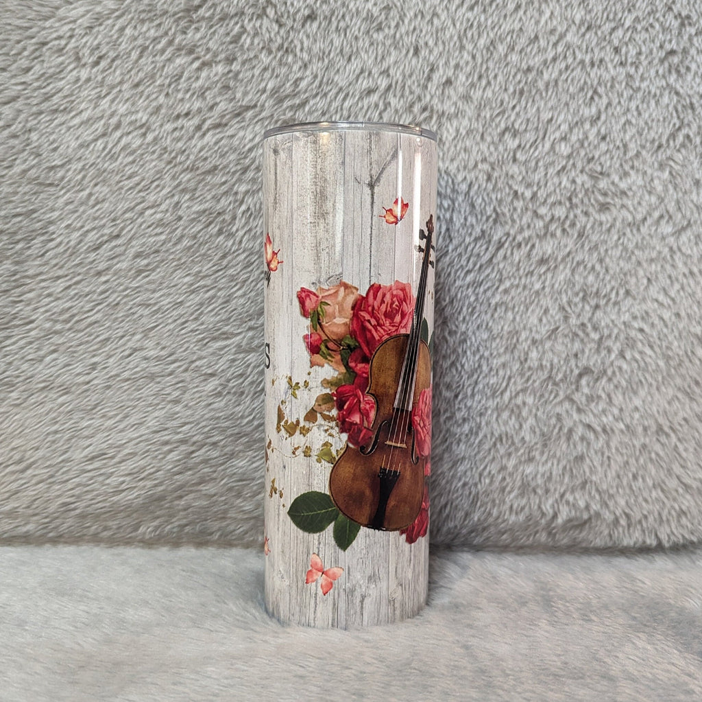 I Can Only Imagine Religious Tumbler 20oz With Reusable Straw