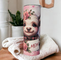 Mom Highland Cow Tumbler 20oz With Reusable Straw, Can Be Personalized