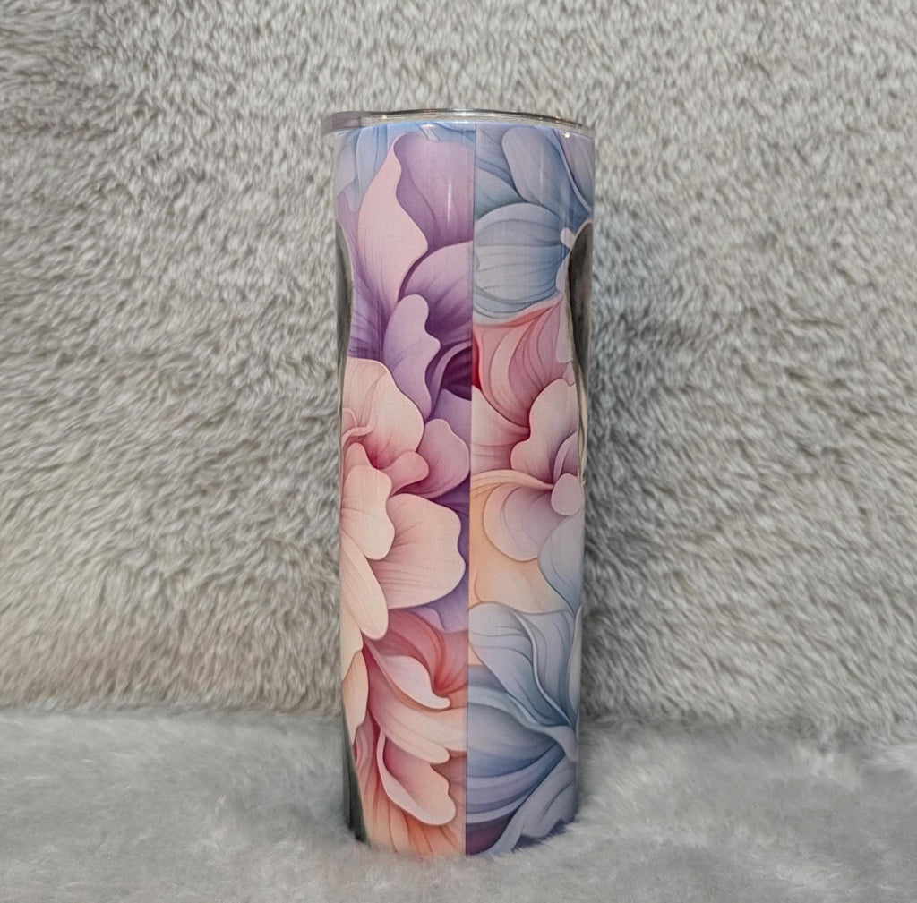French Bulldog Tumbler 20oz With Reusable Straw, Can Be Personalized