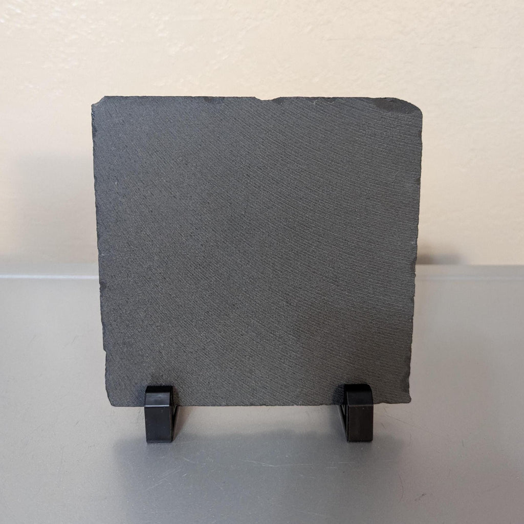 Slate Owl Picture With Display Legs