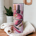 Nail Tech Tumbler 20oz With Reusable Straw, Can Be Personalized