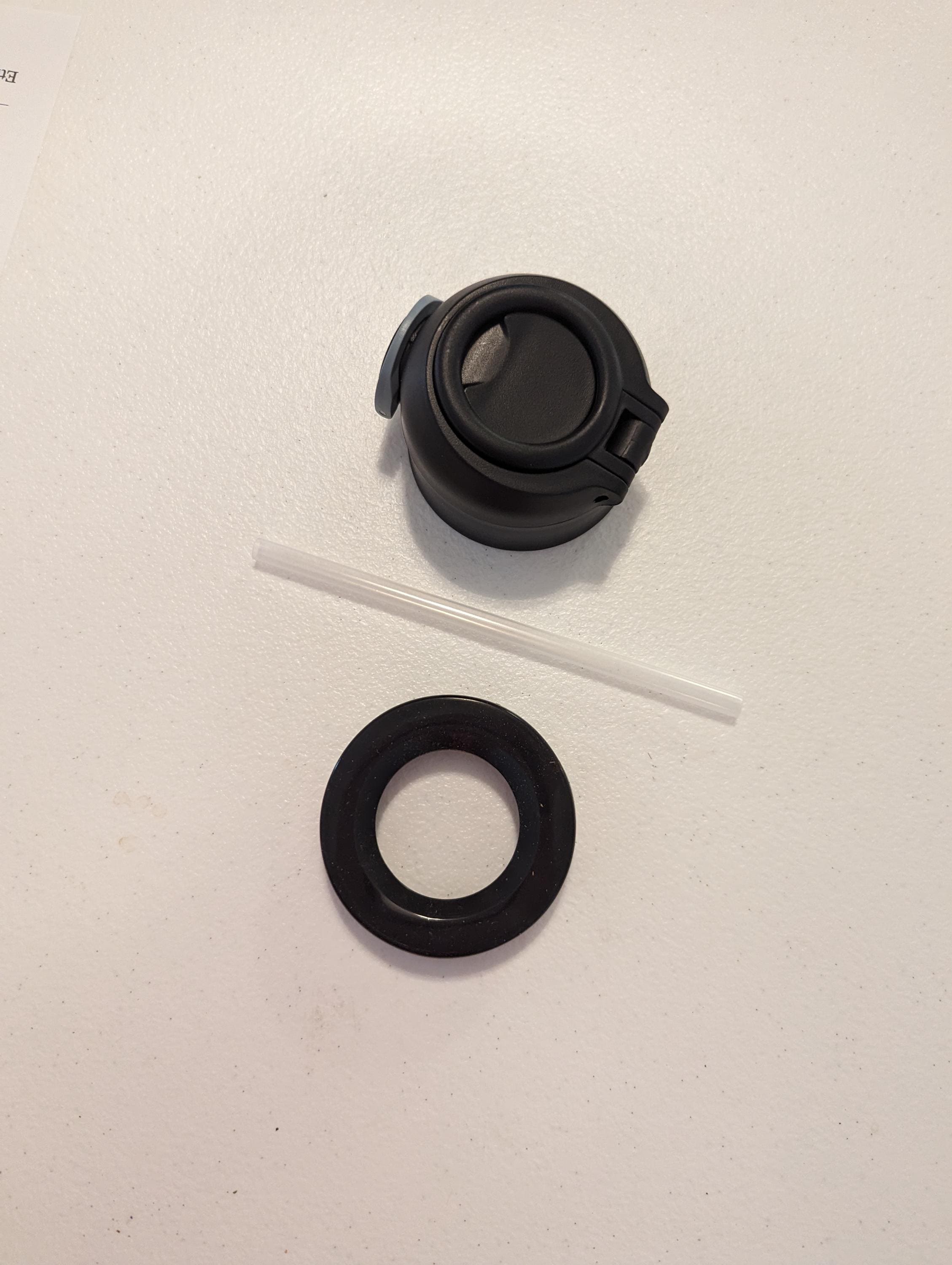 1 piece set of kids water bottle lid, straw and silicone bottom Replacements