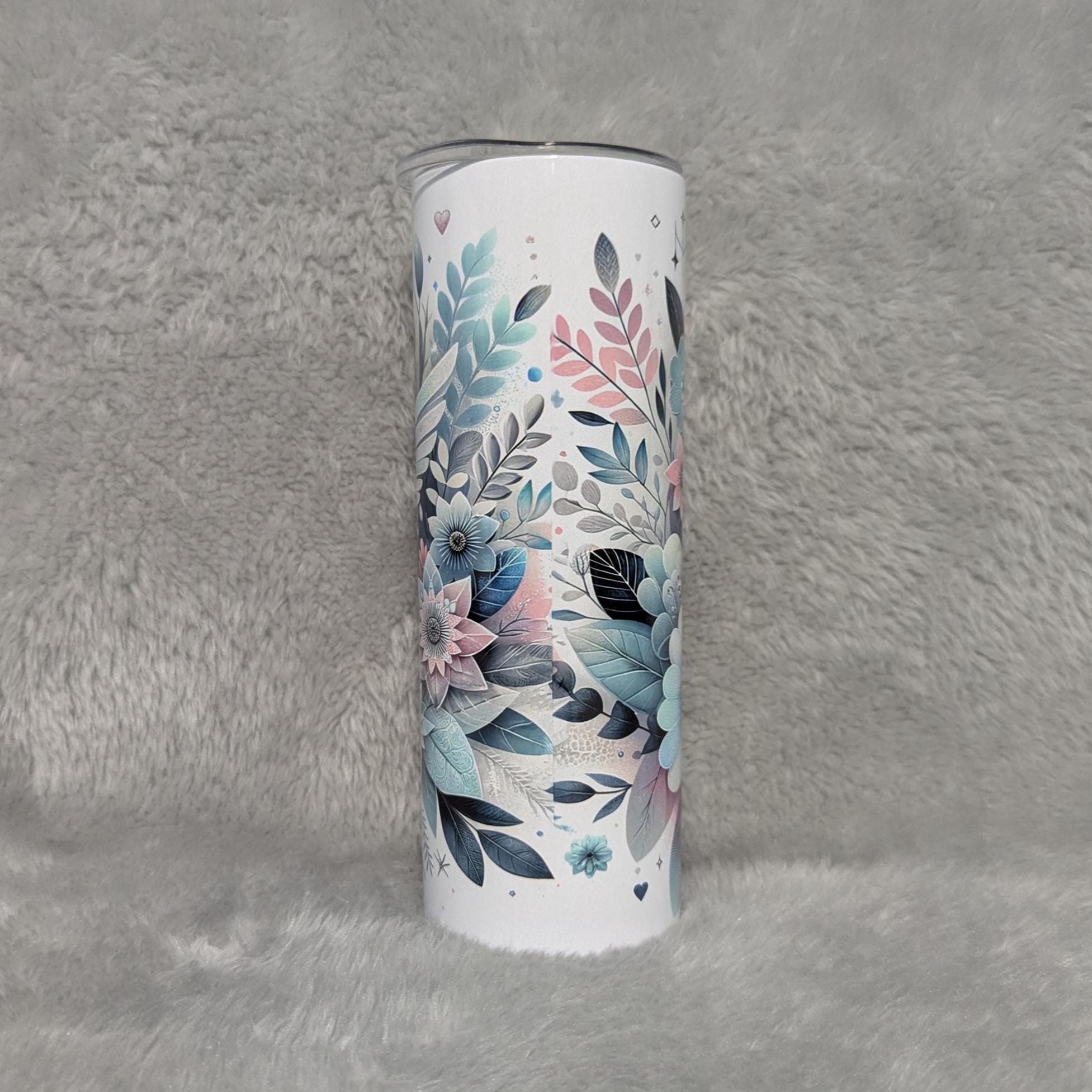 Hummingbird Tumbler 20oz With Reusable Straw, Can Be Personalized