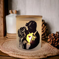 Wedding Candle Holder With A Battery Operated Flickering Tea Light