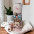 Nail Tech Tumbler 20oz With Reusable Straw, Can Be Personalized