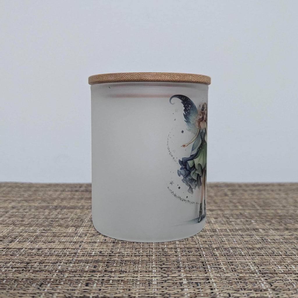 Pretty Fairy Candle Holder With A Battery Operated Flickering Tea Light