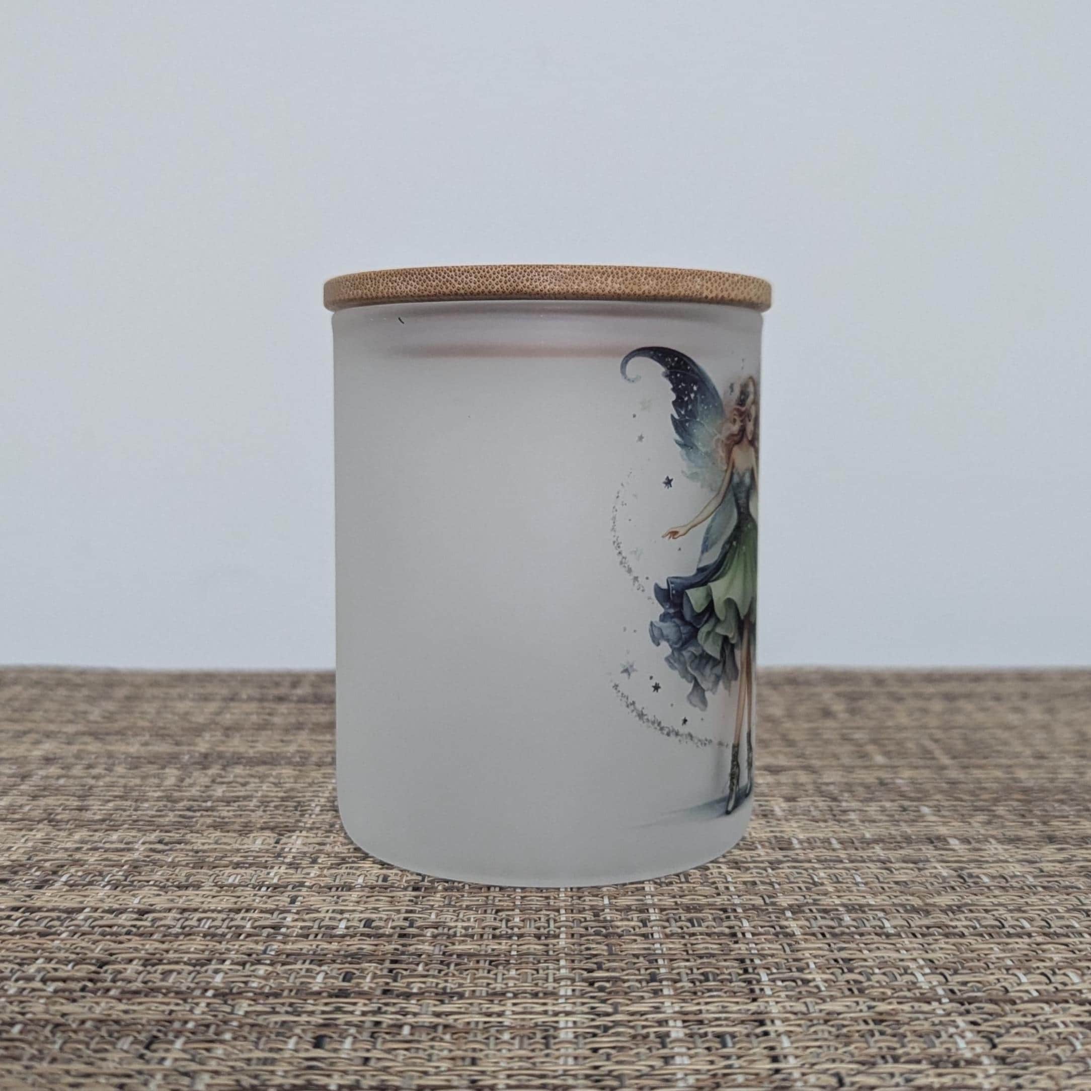 Pretty Fairy Candle Holder With A Battery Operated Flickering Tea Light