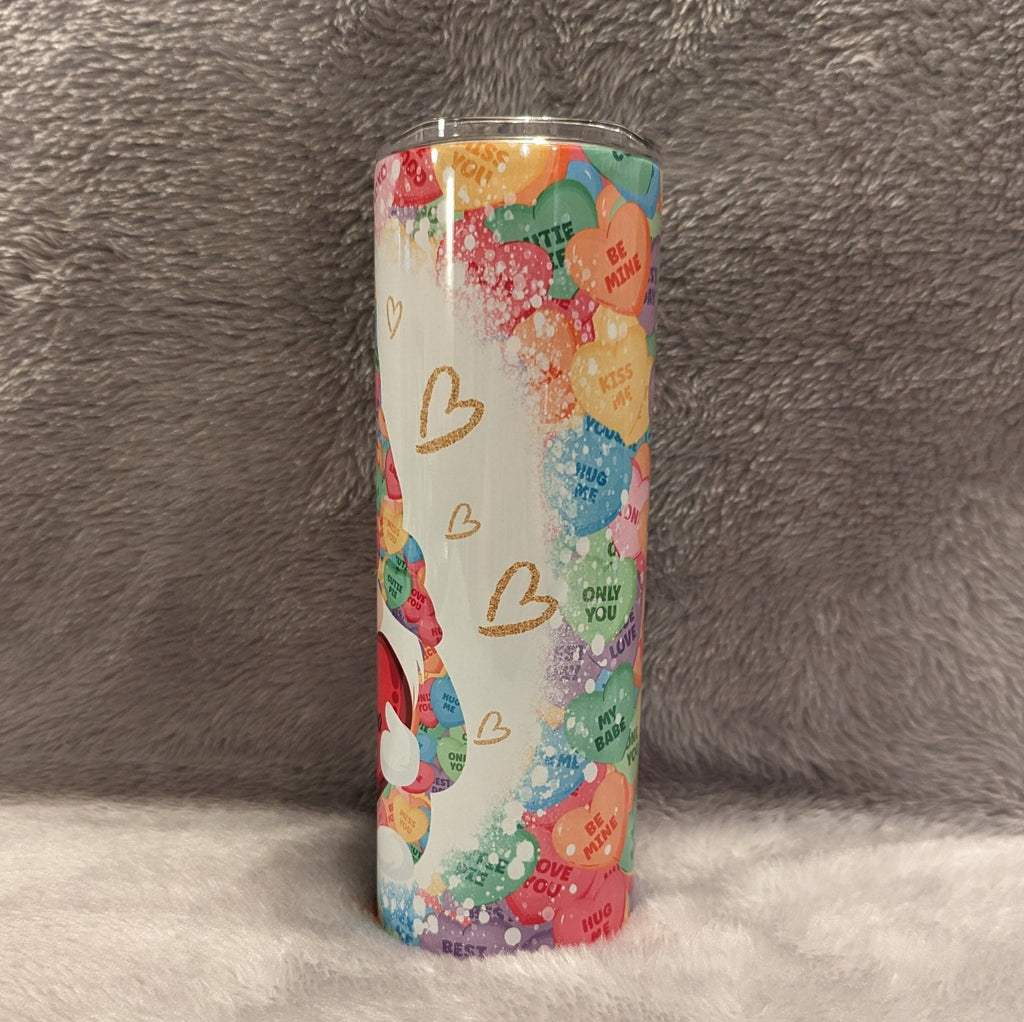 Gnome Tumbler 20oz With Reusable Straw, Can Be Personalized