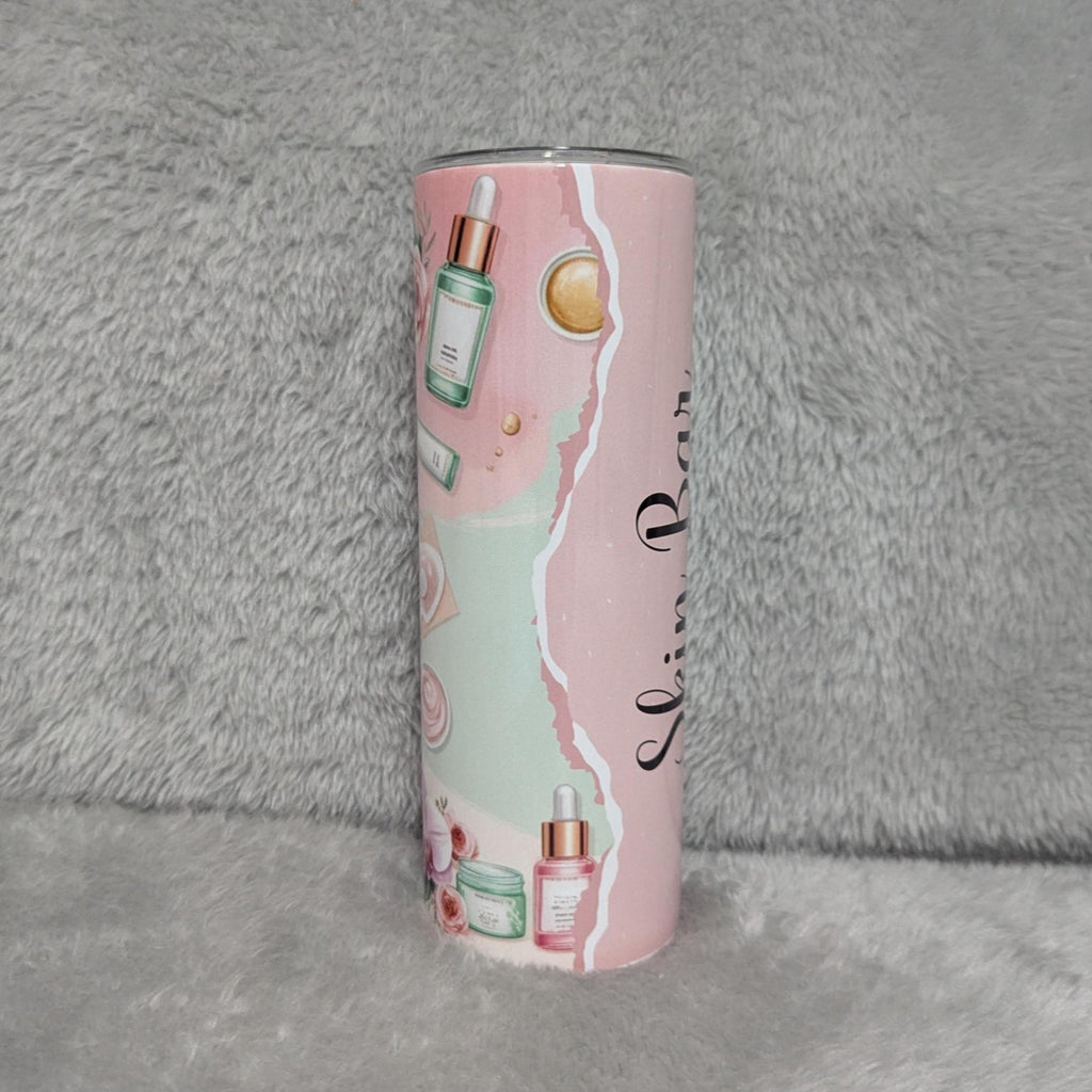 Personalized Esthetician Tumbler 20oz With Reusable Straw
