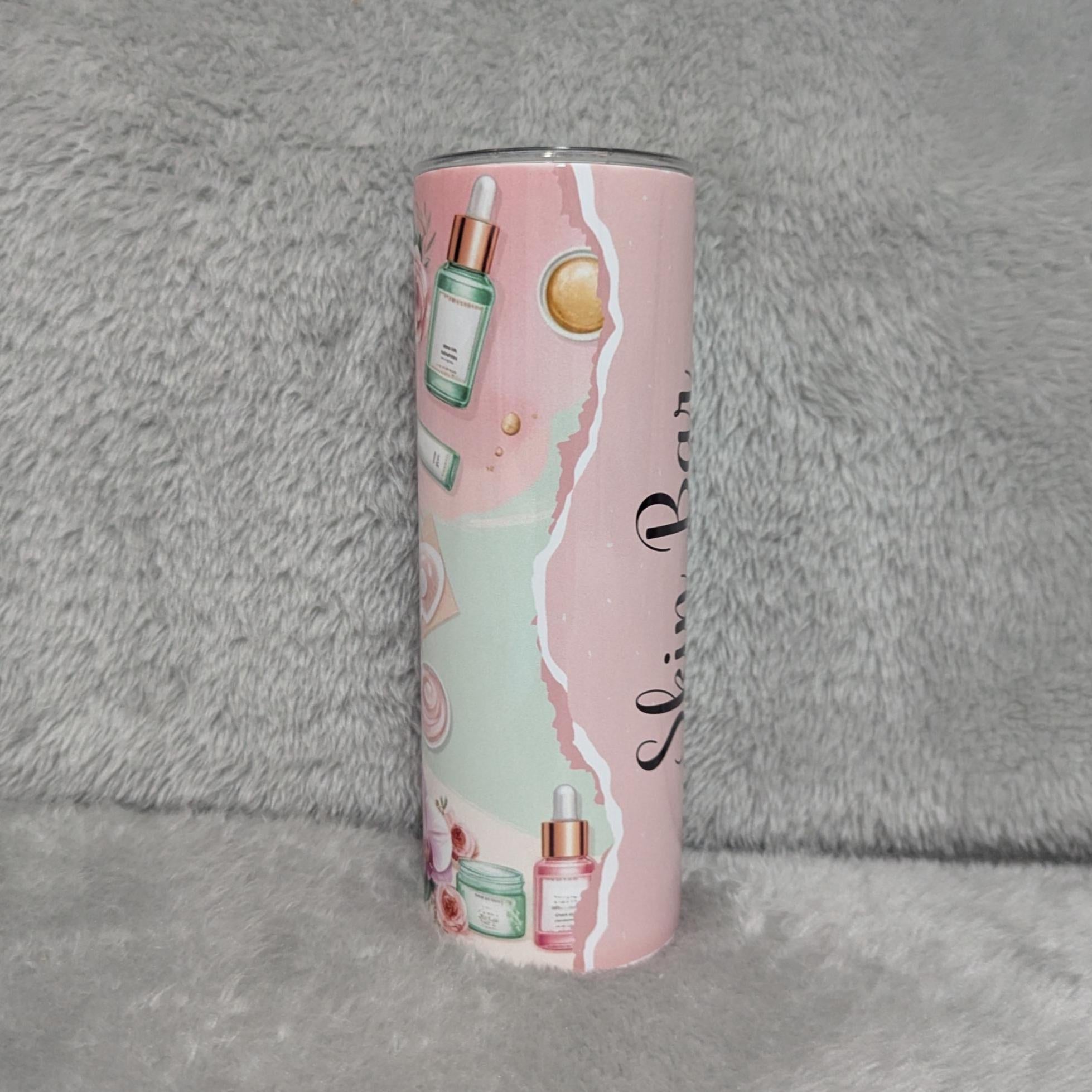 Personalized Esthetician Tumbler 20oz With Reusable Straw