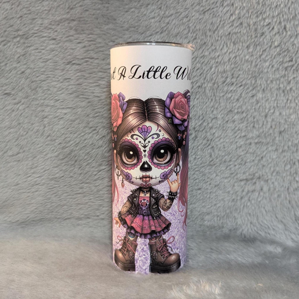 Wild Girl Tumbler 20oz With Reusable Straw, Can Be Personalized