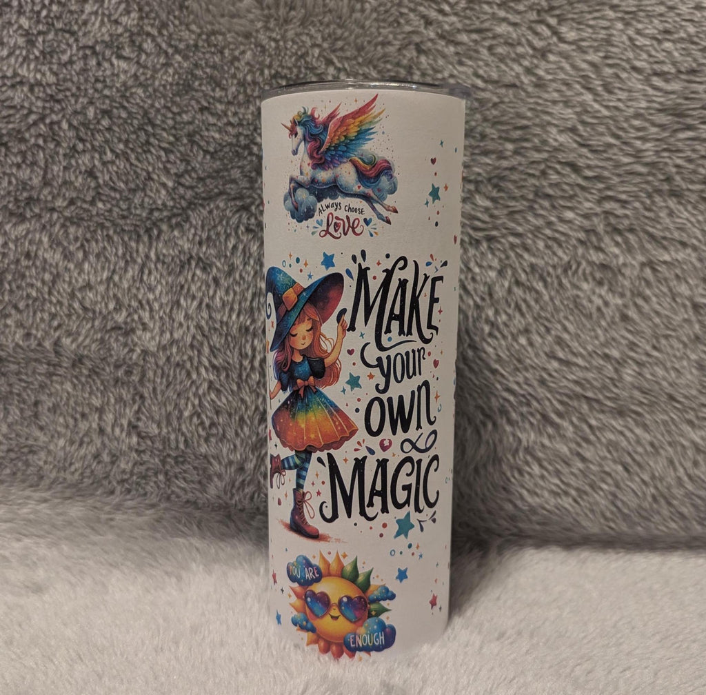 Motivational Inspirational Tumbler 20oz With Reusable Straw
