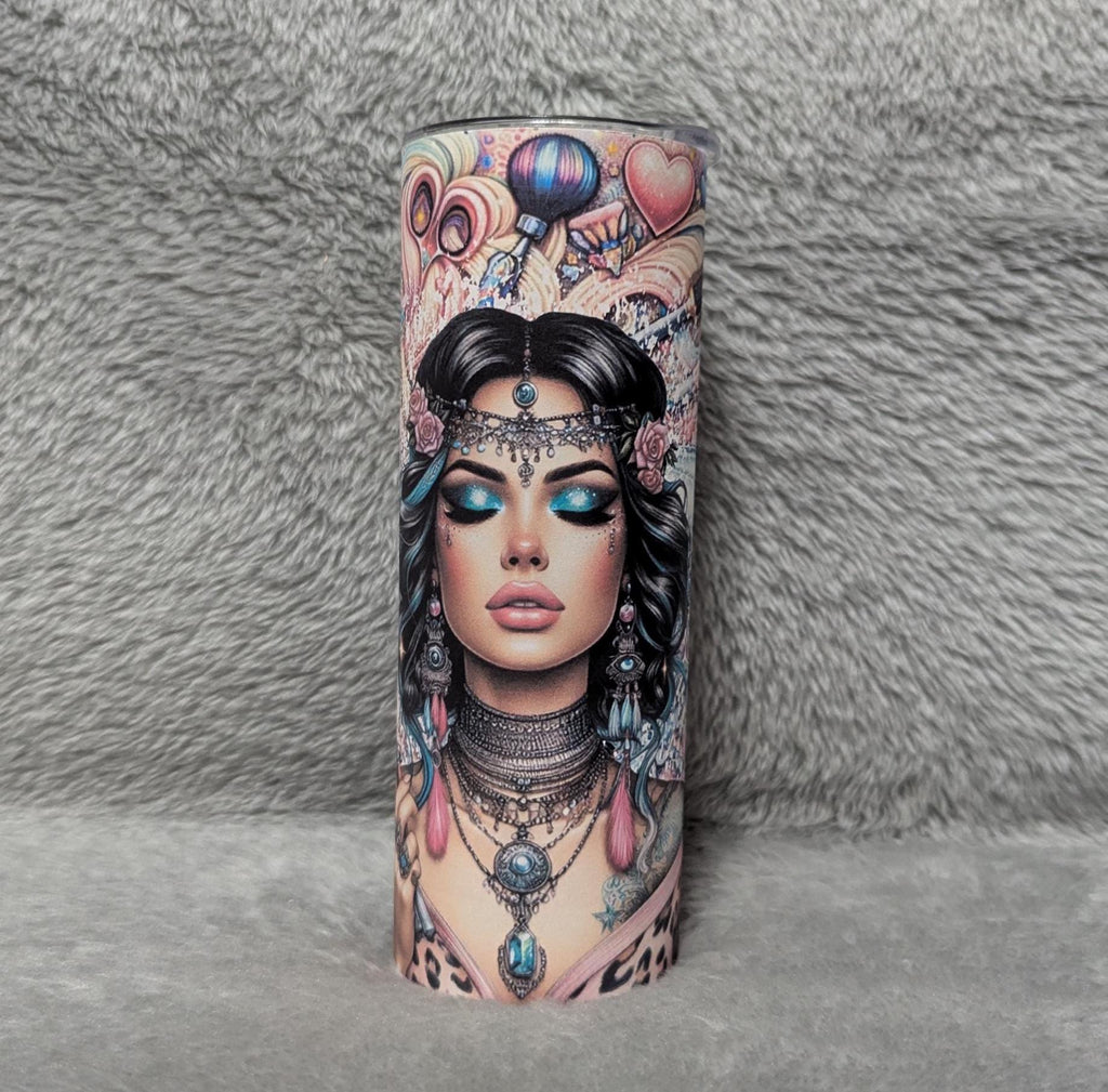 Cosmetologist Tumbler 20oz With Reusable Straw, Can Be Personalized