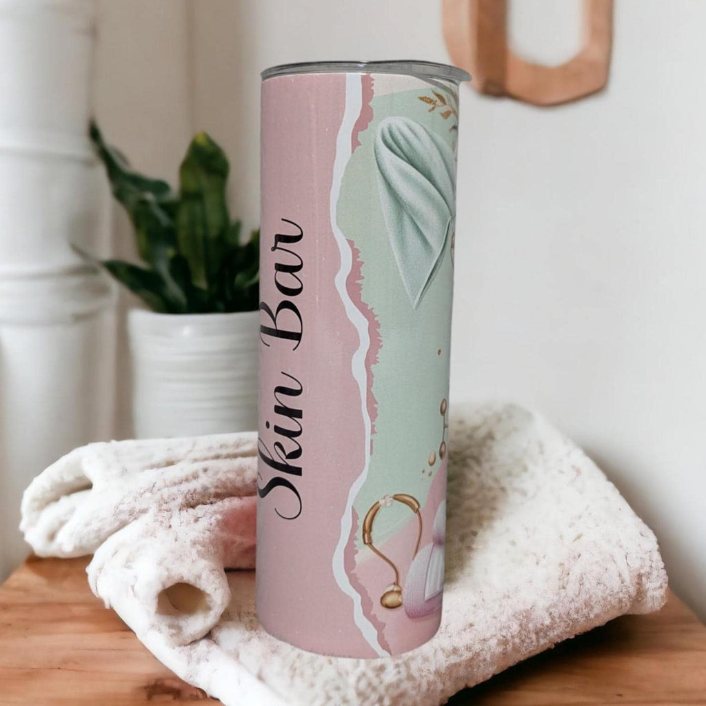 Personalized Esthetician Tumbler 20oz With Reusable Straw