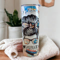 Teacher Tumbler 20oz With Reusable Straw, Can Be Personalized