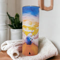 Bowling Tumbler 20oz With Reusable Straw, Can Be Personalized