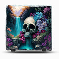 Slate Skull Picture With Display Legs
