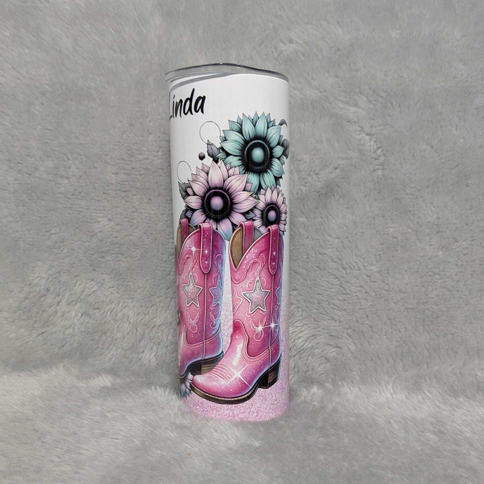 Country Girl Tumbler 20oz With Reusable Straw, Can Be Personalized