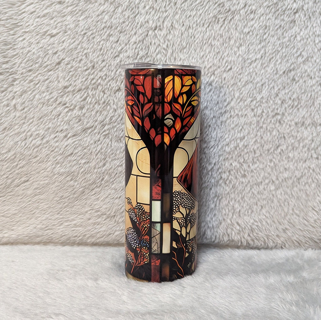 Vizsla Dog Tumbler 20oz With Reusable Straw, Can Be Personalized