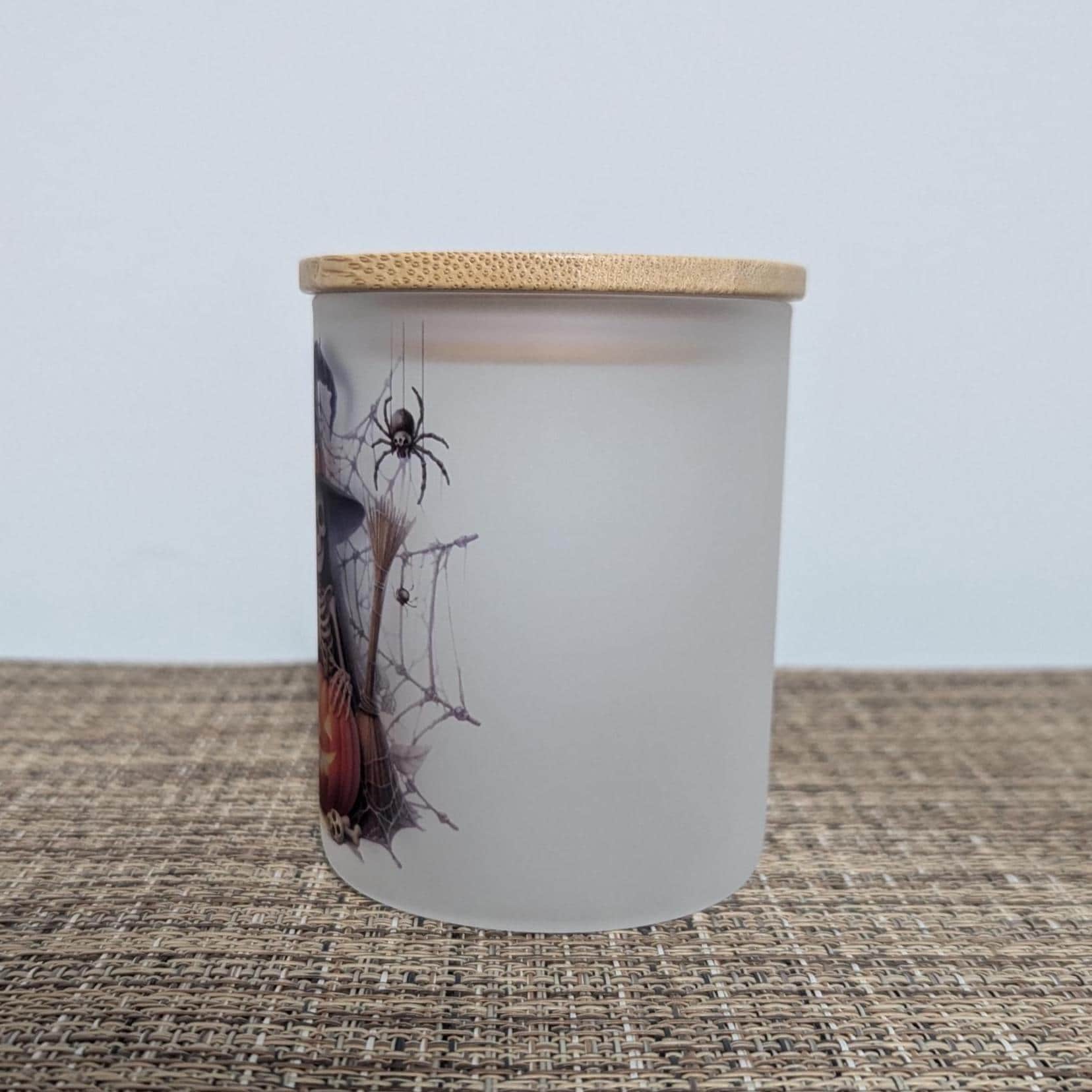 Witch Candle Holder With A Battery Operated Flickering Tea Light