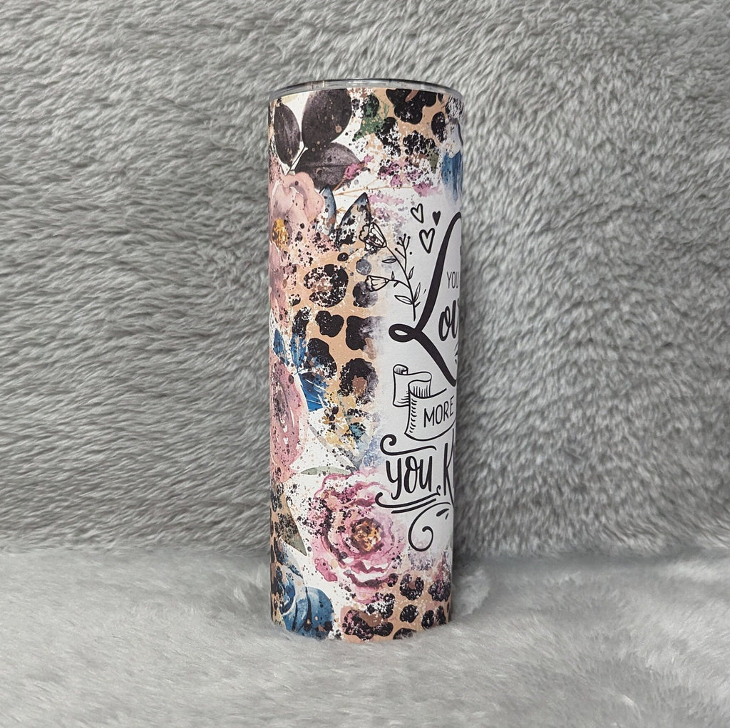 You Are Loved Inspirational Tumbler 20oz With Reusable Straw