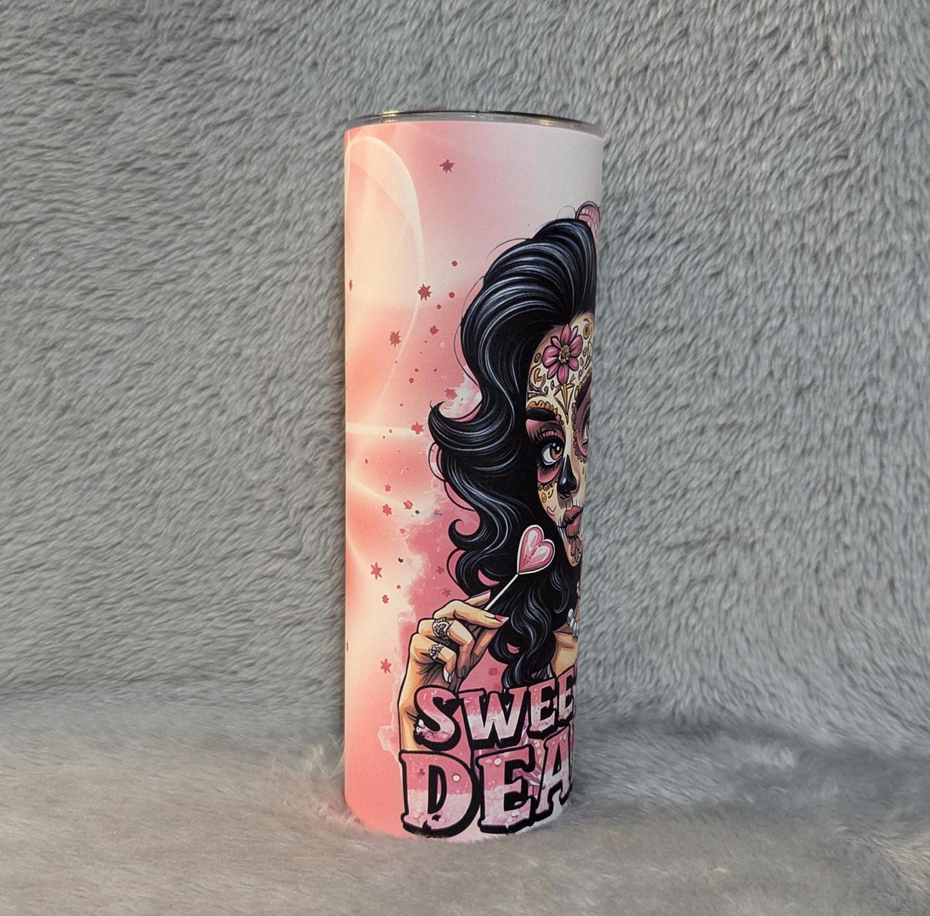 Sweet But Deadly Girl Tumbler 20oz With Reusable Straw, Can Be Personalized