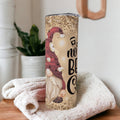 No Talkie Before Cocoa Gnome Tumbler 20oz With Reusable Straw