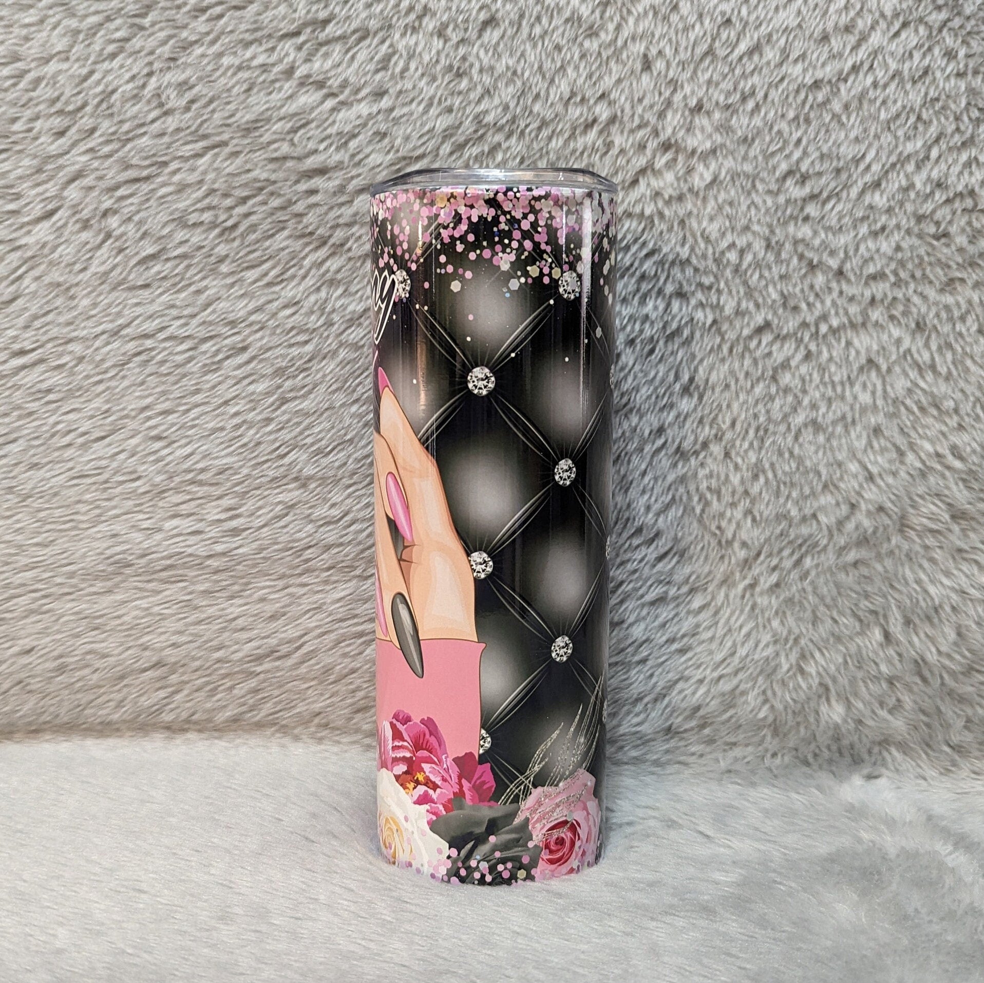 Nail Boss  - Nail Tech Tumbler 20oz Tumber With Reusable Straw, Can Be Personalized