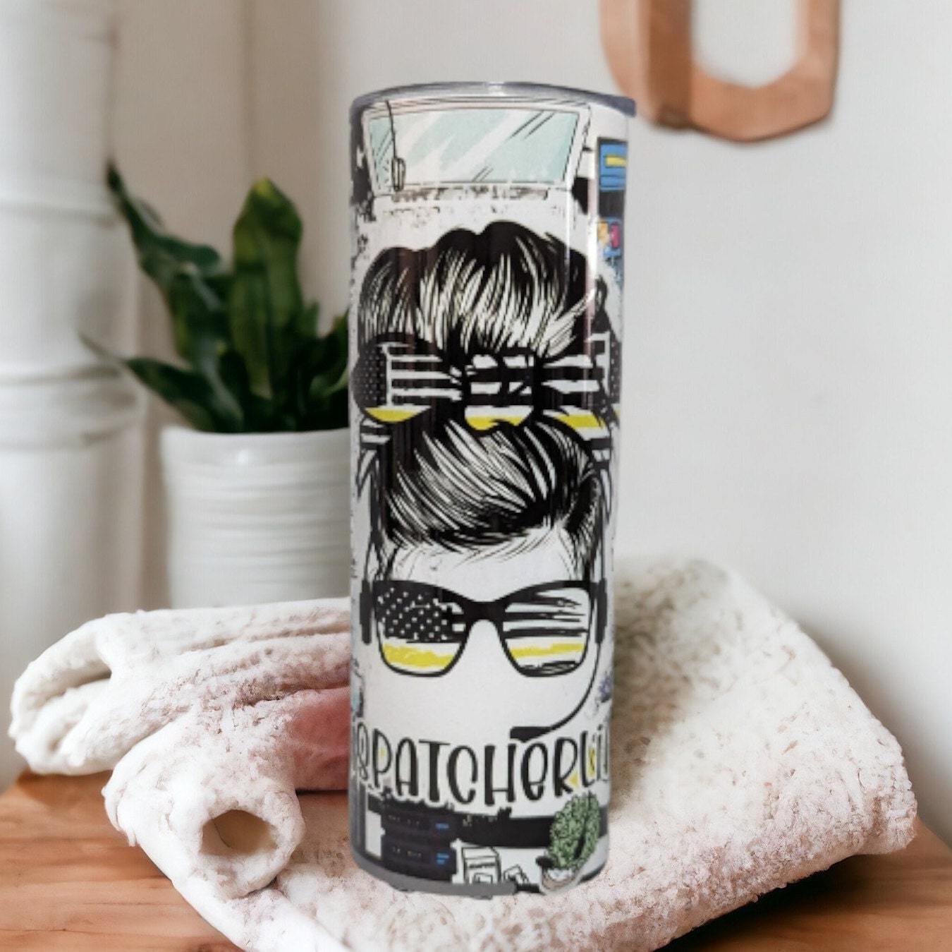 Dispatcher Tumbler 20oz With Reusable Straw, Can Be Personalized