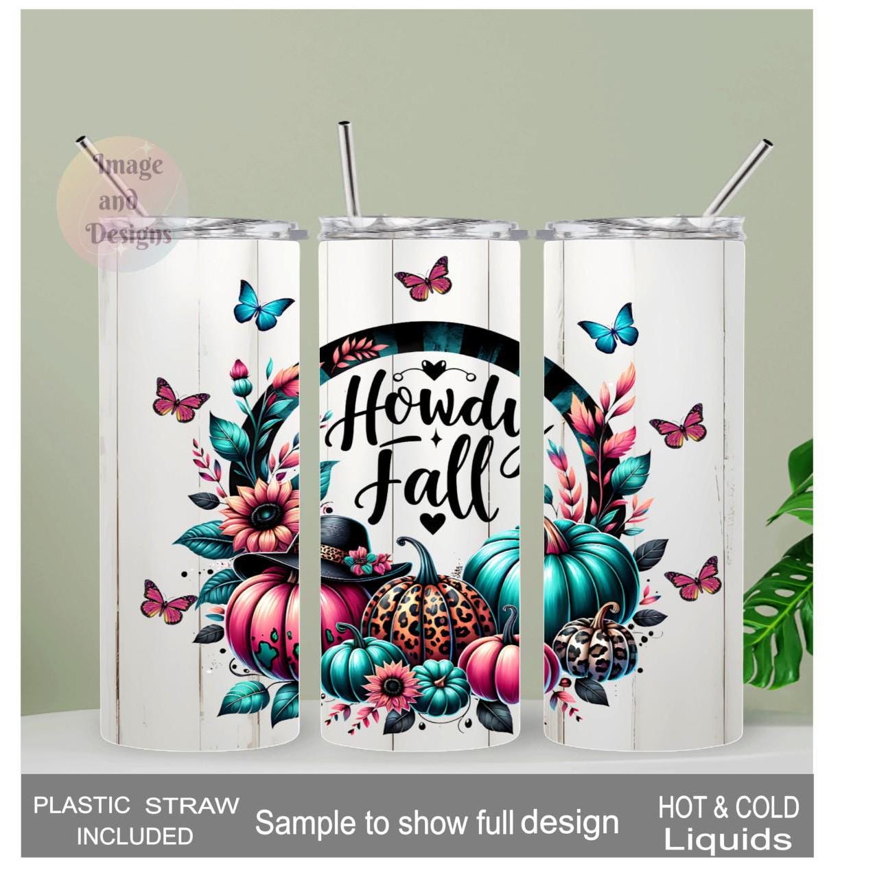 Howdy Fall Pumpkin 20oz Tumbler